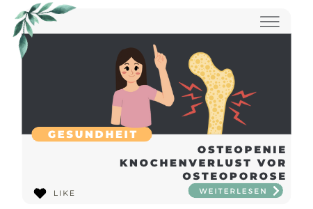 Osteopenie – Knochenverlust vor Osteoporose